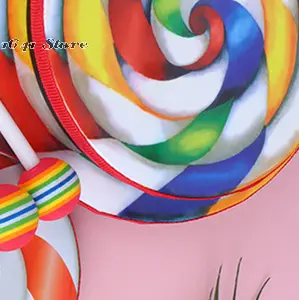 6Inch 8Inch 10Inch Lollipop Hand Drum Percussion Instruments Colorful Dance Props Infant Musical Toys Teaching Aids Bangladesh (New)