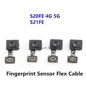 Home Button Fingerprint Touch Sensor Flex Cable Samsung Galaxy S20 S21 FE 4G 5G S20fe s21fe Replacement Parts Bangladesh (New)