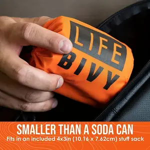 Portable Waterproof Emergency Survival Sleeping Bag Outdoor Edc Camping Gear Thermal Sack First Aid Rescue Kit Mylar Blanket Bangladesh (New)