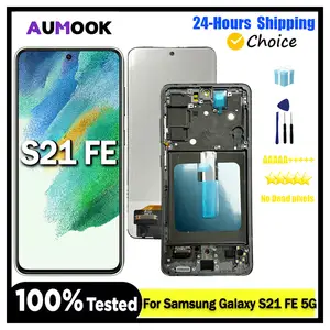 6.4 AMOLED LCD Samsung Galaxy S21 FE 5G LCD Display Touch Screen Digitizer Assembly Samsung S21 FE G990B LCD Screen Bangladesh (New)