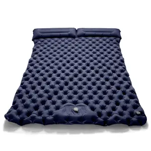 Outdoor Camping Double Inflatable Mattress Extra Wide Sleeping Pad Ultralight Folding Bed Sleeping Mat Car Travel Mat Bangladesh (New)