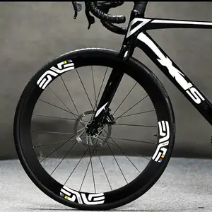 12 Piece ENVE SES High Visibility Bicycle Tire Sticker   White Reflective Sticker with Color Embellishment for Road Bikes Bangladesh (New)