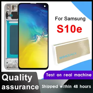 High Quality 5.8 Dynamic AMOLED Samsung S10E LCD G970F DS G970U G970W SM G9700 Display Touch Screen Digitizer Assembly Bangladesh (New)