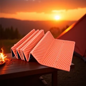 Outdoor Sleeping Pad Camping Inflatable Mattress Ultralight Air Cushion Travel Mat Folding Bed Waterproof For Travel Hiking Bangladesh (New)