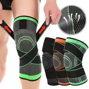 1  Adjustable Sports Knee Pad Knee Pain Relief Patella Stabilizer Brace Support for Hiking Soccer Basketball Running Sport Bangladesh (New)