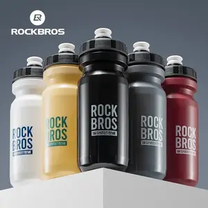 ROCKBROS Bicycle Water Bottle With Dust Cover 600ml PP5 MTB Road Bike Leak proof Bottle Outdoor Travel Portable Sports Cup Bangladesh (New)