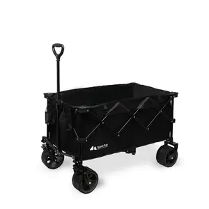 Outdoor Camping Trolley ShineTrip Foldable 200L Large capacity Steel Pipe Bracket Picnic Camp Car Push pull Integrated Trolley Bangladesh (New)